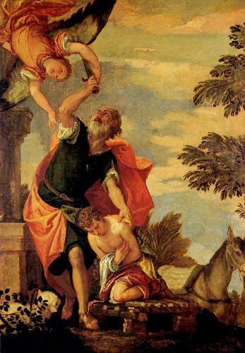 Paolo Veronese (Caliari, Cagliari) - The sacrifice of Abraham