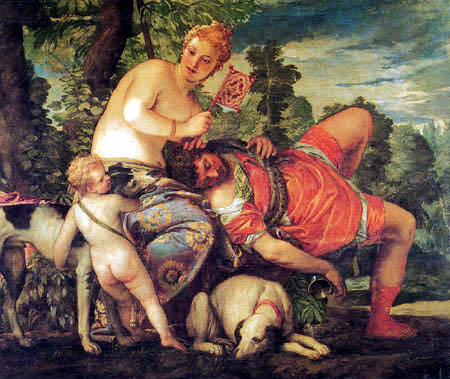 Paolo Veronese (Caliari, Cagliari) - Venus and Adonis