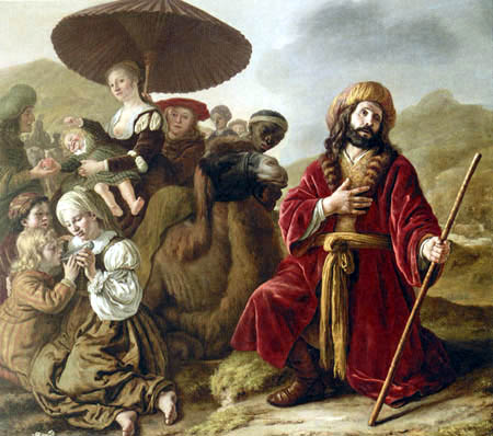 Jan Victors - La réconciliation de Jacob et d'Esau