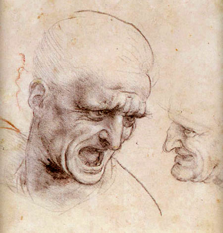 Leonardo da Vinci - Studie eines Kriegers