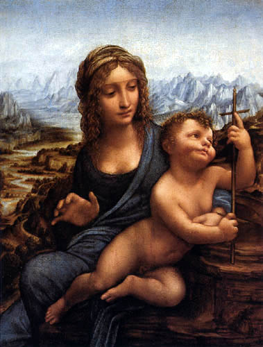 Leonardo da Vinci - Madonna with the mandrel