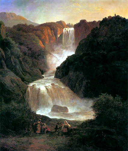 Ferdinand Georg Waldmüller - Waterfall of the Velino River near Terni