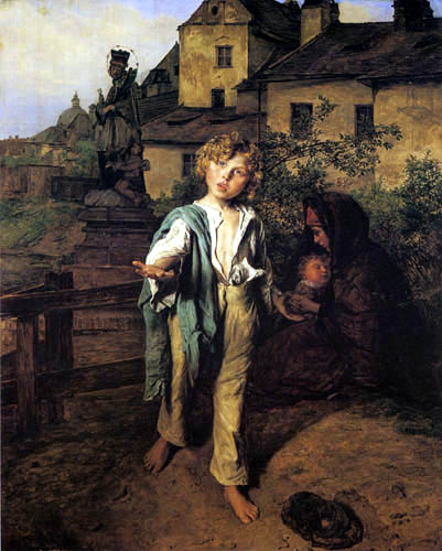 Ferdinand Georg Waldmüller - The begging Boy
