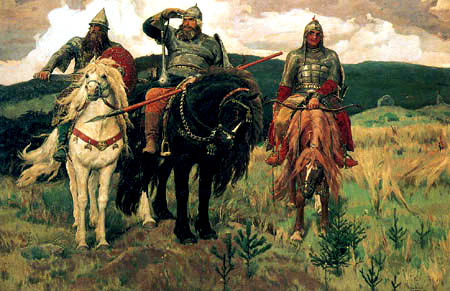 Wiktor Michajlowitsch Wasnezow - Three warriors