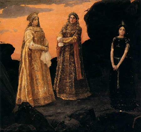 Wiktor Michajlowitsch Wasnezow - Tres reinas del reino subterráneo