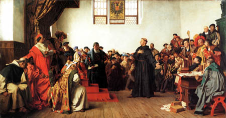 Anton von Werner - Luther in the Parliament to Worms