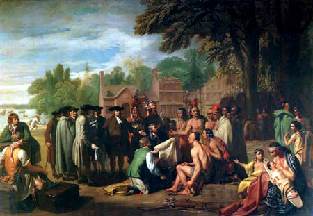 Benjamin West - The contract of Penn
