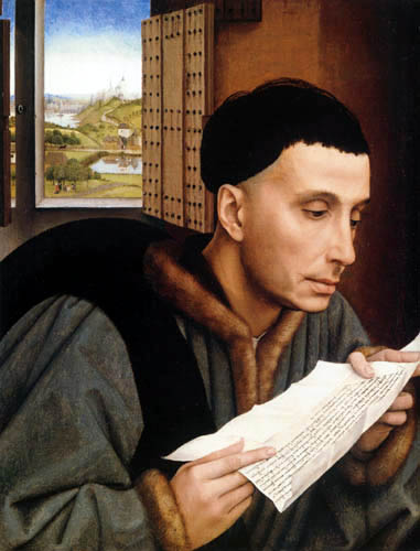 Rogier van der Weyden - A reading Man