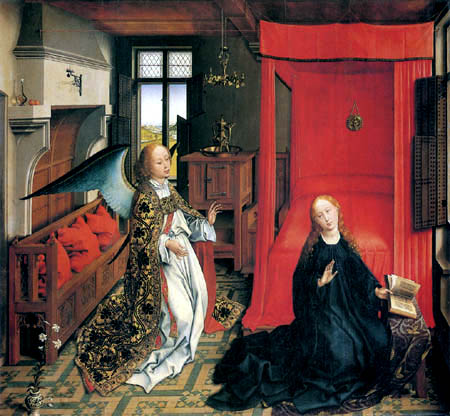 Rogier van der Weyden - Verkündigungstriptychon