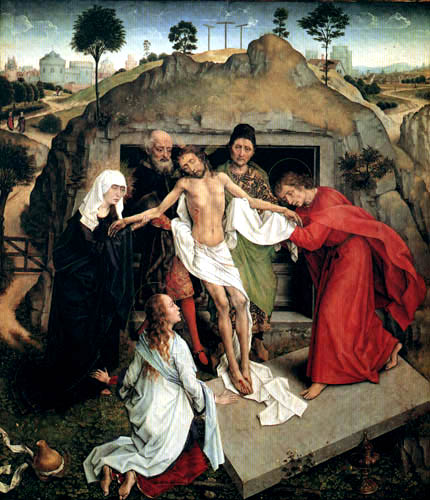 Rogier van der Weyden - Beweinung vor dem Grab
