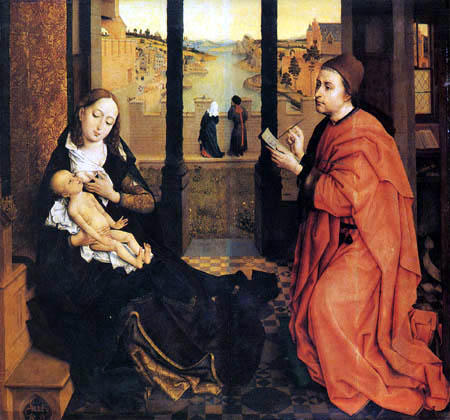 Rogier van der Weyden - St. Luke Painting Madonna