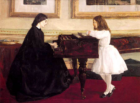 James Abbott McNeill Whistler - At the piano