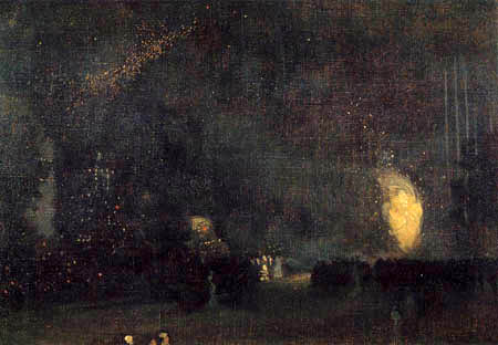 James Abbott McNeill Whistler - Nocturne - Schwarz und Gold - Das Feuerrad