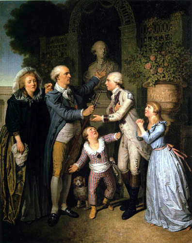 Pierre - Alexandre Wille (Wille le fils) - Departure - The French Patriotism